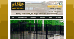 Desktop Screenshot of masseydeckandfence.com